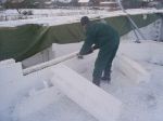 Пример строительства дома из несъемной пенополистирольной опалубки